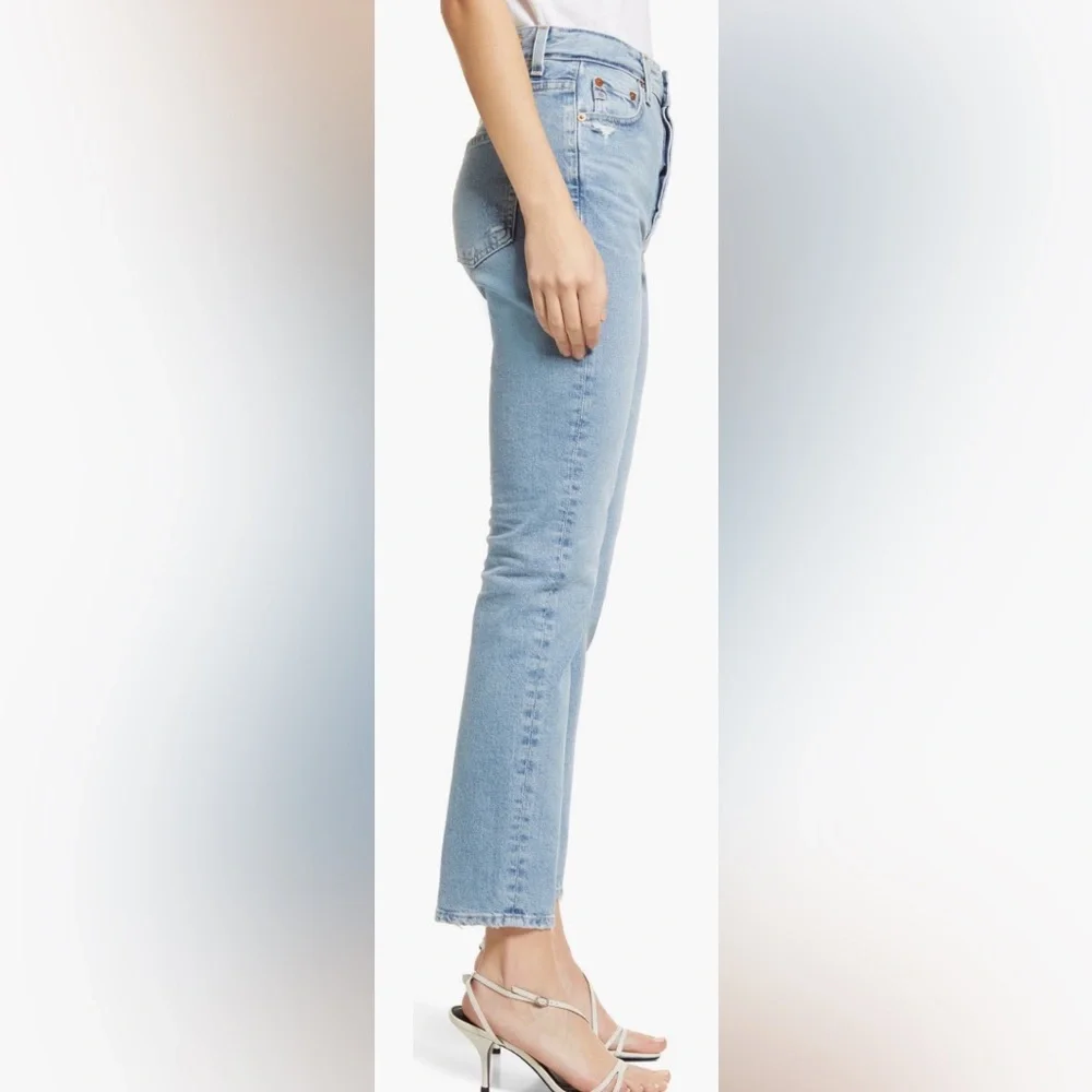 🎉HP🎉AG Hi-Rise Straight Leg Jeans. Ladies 30 - Picture 3 of 16